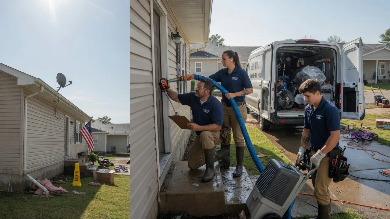 Ceiling Water Damage Restoration in Kitts Hill, OH near me